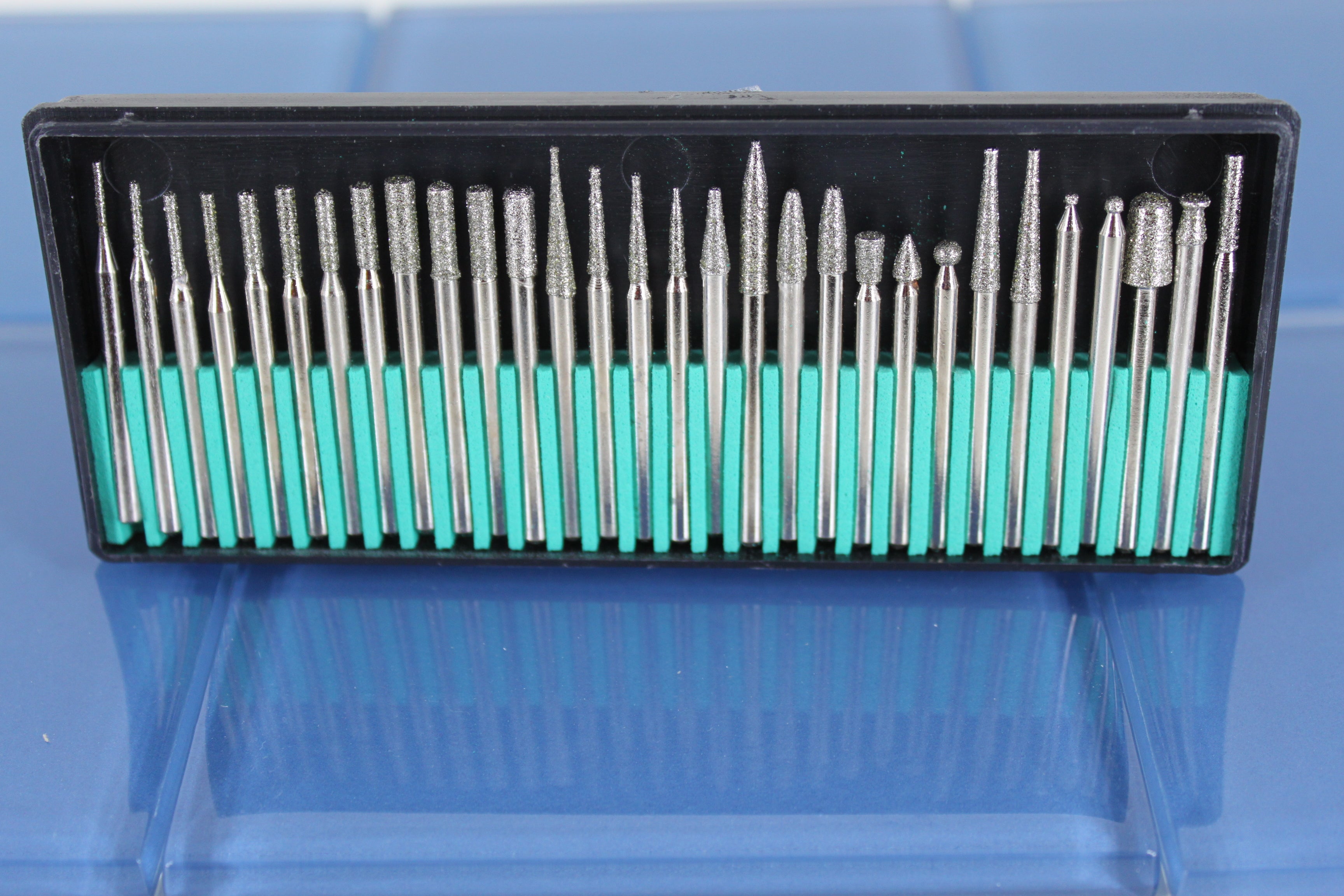 Grano de rebabas recubiertas de diamante TMAX 30p 80-120-150-300 para herramientas rotativas Dremel - Imagen 2 de 8