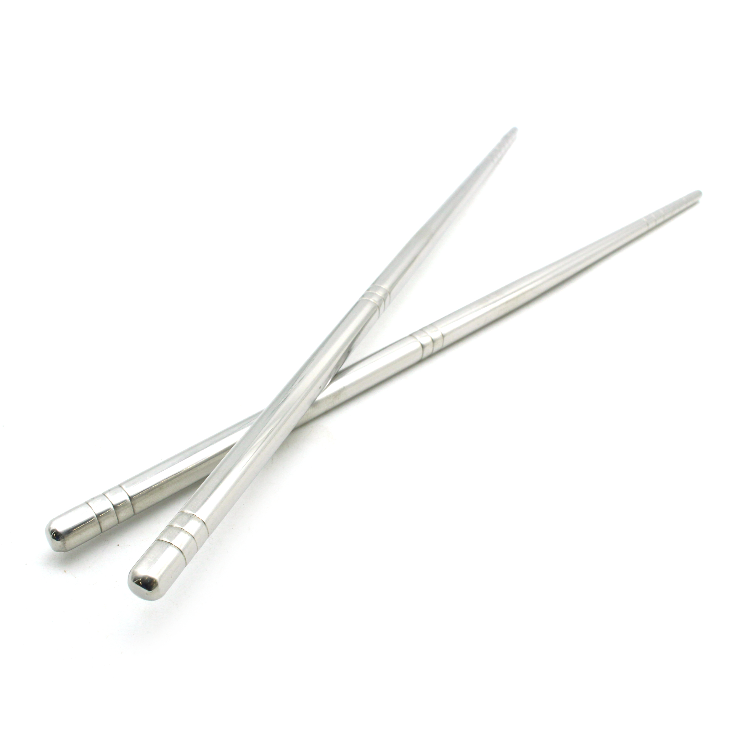 TMAX Smooth & Spiral Stainless Steel Chopsticks - 5 Pairs/Set, Dishwasher Safe - Picture 3 of 6