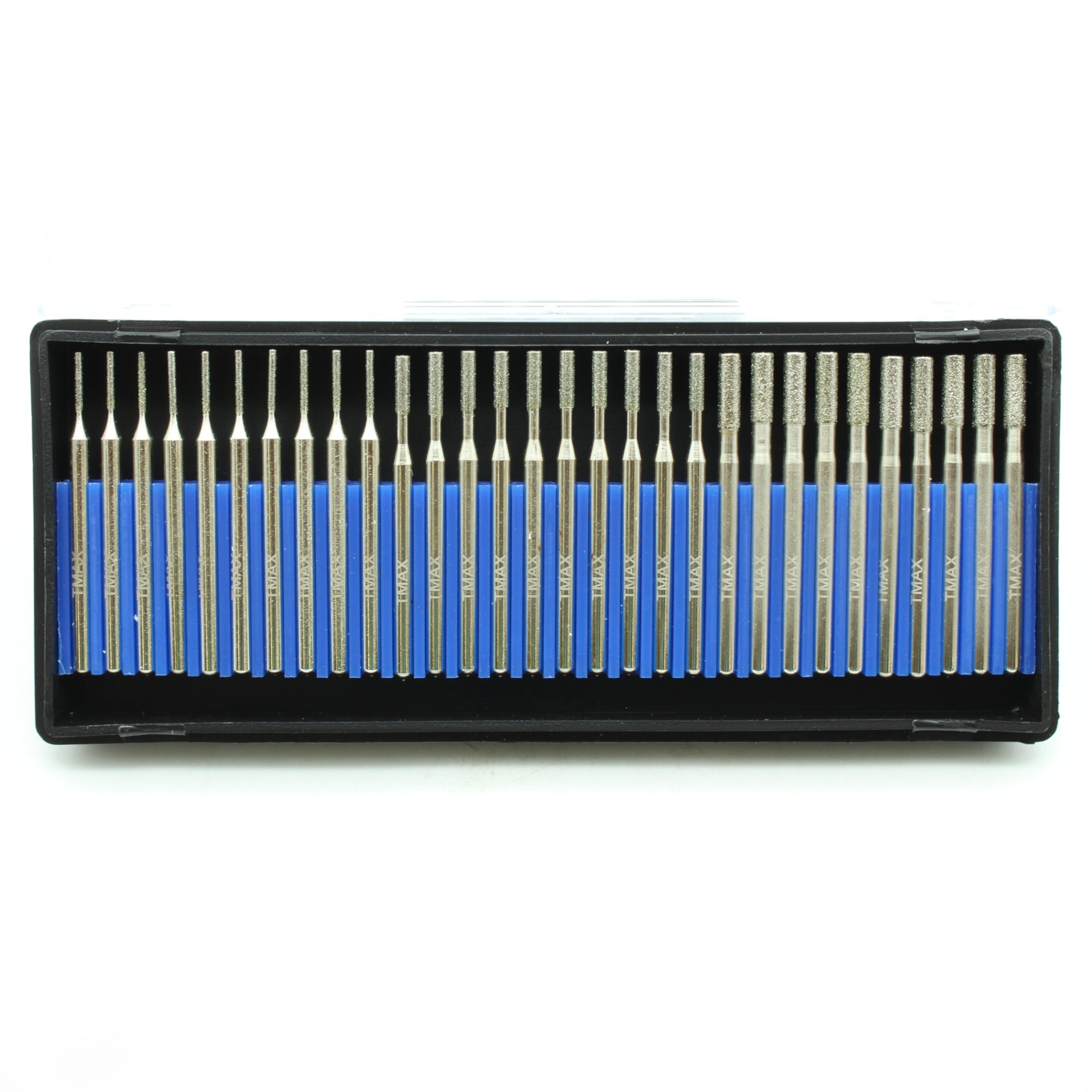 Grano de rebabas recubiertas de diamante TMAX 30p 80-120-150-300 para herramientas rotativas Dremel - Imagen 8 de 8